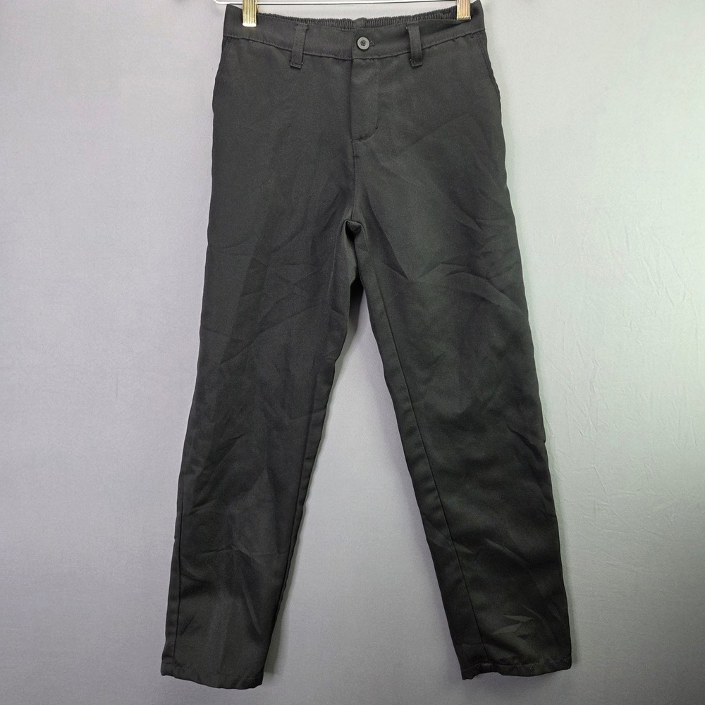 Freego Khakis Urban Gear Edition Pants XL Black Elastic Waist Straight Leg 24x26